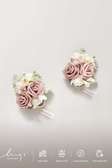 Ling’s Moment 2pcs Prom Wrist Corsage Artificial Flowers, Girl/Mother Corsage…