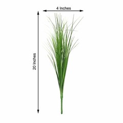 3 Green 20-Inch tall Artificial GRASS SPRAYS STEMS Home Decorations Centerpieces