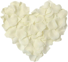 1000 Petalos de Rosa de Seda Artificial Decoracion Boda Fiesta Color Marfil