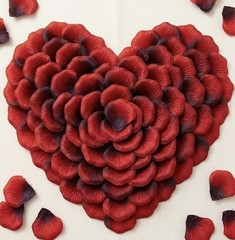 2000 Artificial Red Rose Petals Flower Romantic Night Wedding Event Party Decor