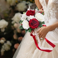 Wedding Bridal Bouquet Decorations Romantic Centerpieces Elegant Tossing Bouquet