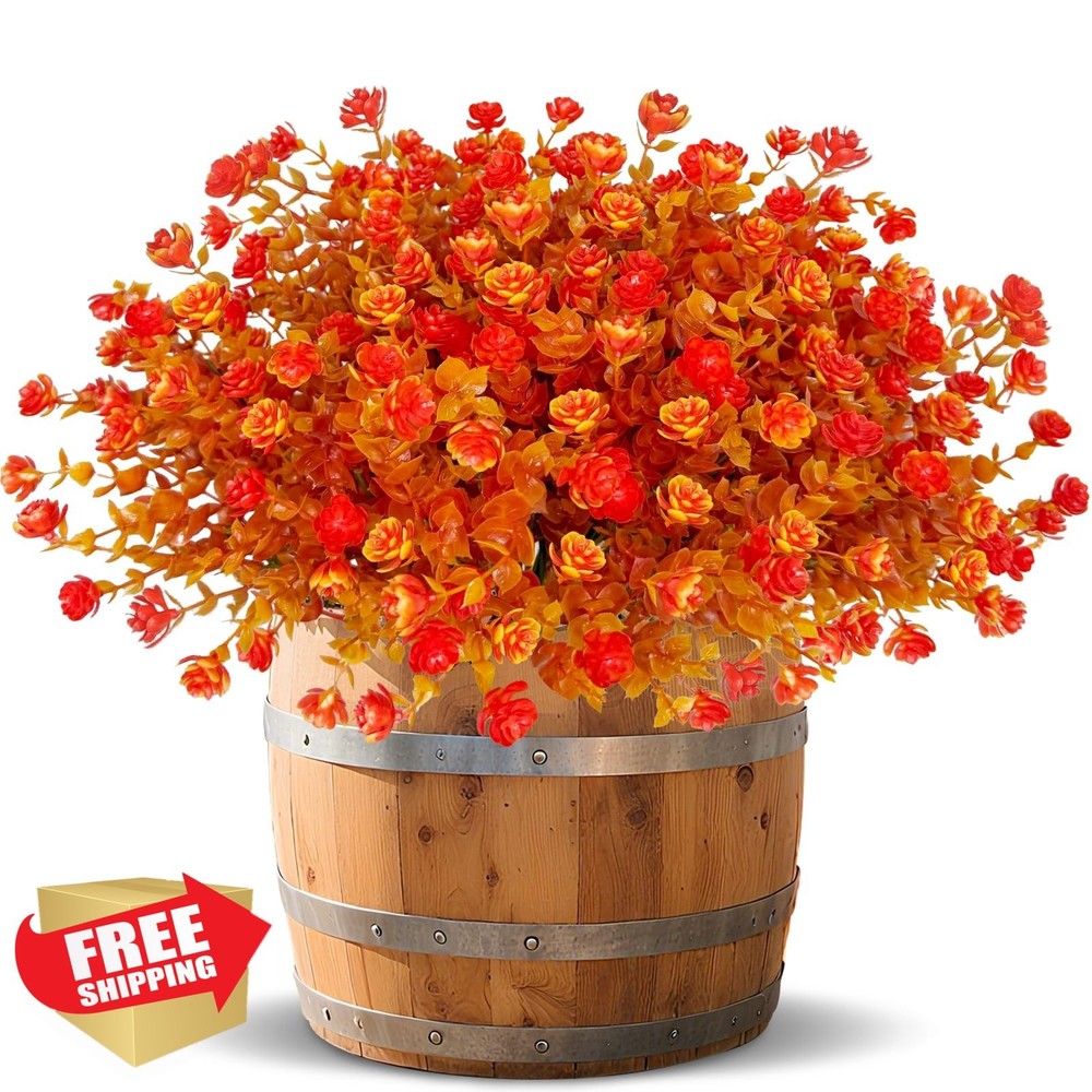 TURNMEON Flowers Brown Eucalyptus 12 Bundles