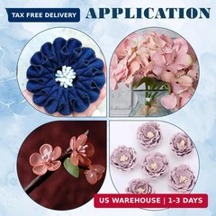 720 Pcs Flower Stamens, Stamens for Flower Making Double Heads Artificial Flower
