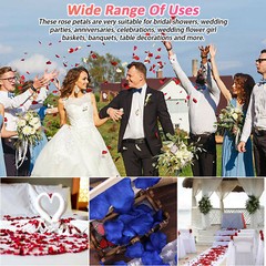 2000PCS Artificial Fake Rose Petals Wedding Event Romantic Night Party Decor USA