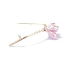 Chinese Style High-end Lotus Brooches Women Design Sense Jewelry