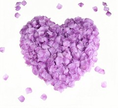 2200 PCS Light Purple Silk Rose Petals,Lavender Petals Lilac Petals forWeddin…