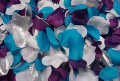 1000pcs Silk Rose Petals Artificial Flower Wedding Party Vase Decor Dark Purple