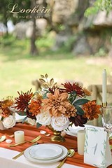 Artificial Flowers for DIY Wedding 11″ x 10″ x 2.25″ Rustic Terracotta