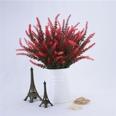 4pcs Artificial Lavender Plants Fake Flower Decorate Wedding Party Autumn Vibes