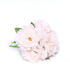 11″ Blush Silk Artificial Peony Flowers Bouquet Wedding Centerpieces Decorations