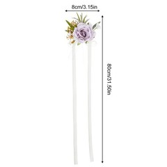 Delicate Faux Flower Bouquet Accessory for Bride and Bridesmaids Wedding Day