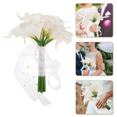 Lily Bouquet Artificial Flower Bridal Bride Bouquets for Wedding