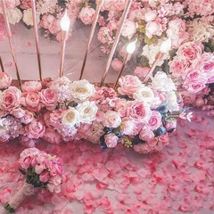 1000 PCS Rose Petals Fake Rose Petals for Romantic Night, Wedding Flower Deco…