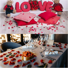 PATIKIL Silk Rose Petals, 200 Pcs Artificial Flower Petals for Wedding Decoratio