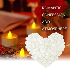 200pc Ivory White Premium Artificial Silk Rose Petals Flower Scatter Wedding