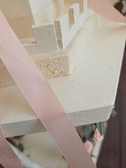 Vintage 1988 Custom Made Wood Gazebo Spins 17 X 10 Bridal Wedding Spring Decor