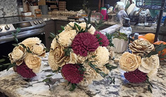 Handmade Wooden Flower Bouquets & Boutonniere