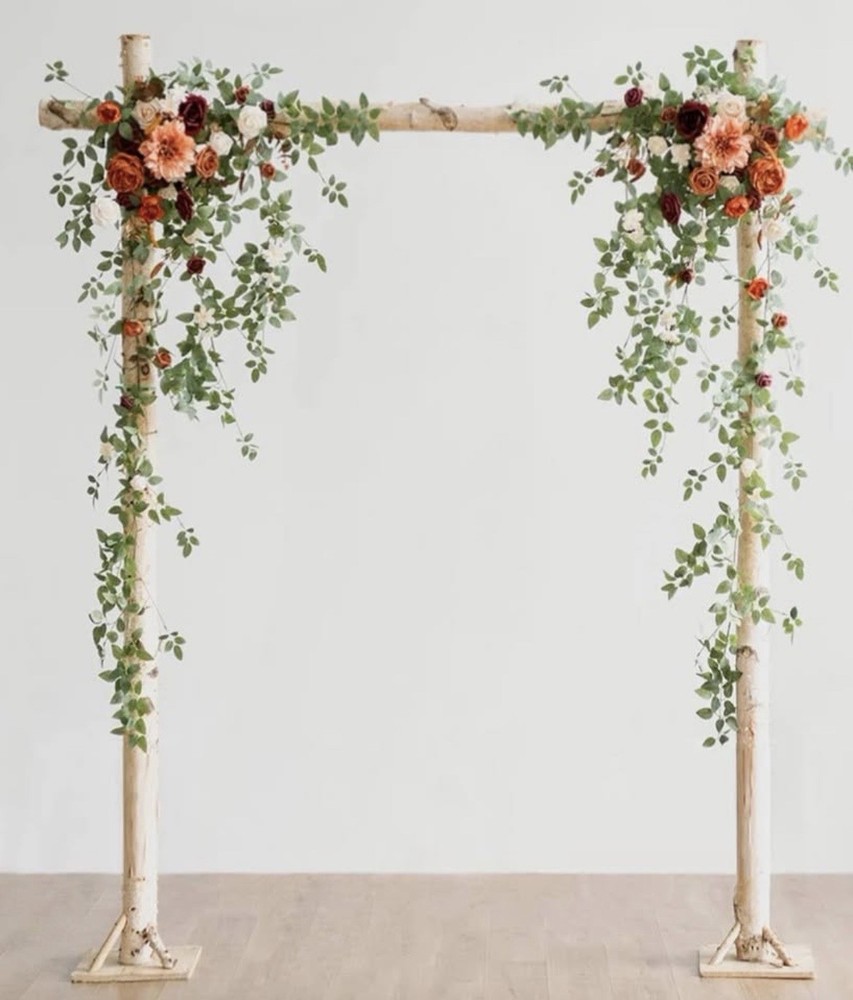 Ling’sFlat Arch Flower in Sunset Terracotta | Lush Spray Arrangement