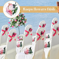 60 Pack Clear Plastic Flower Box for Corsage, Boutonniere, Rose, Orchid Prom Wed