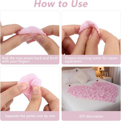 1000 Pcs Rose Petals Artificial Silk Flower Petals Romantic Decorations for Wedd