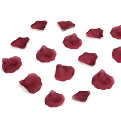 1000PCS Maroon Dark Red Black Silk Flower Rose Petals Table Scatters Wedding