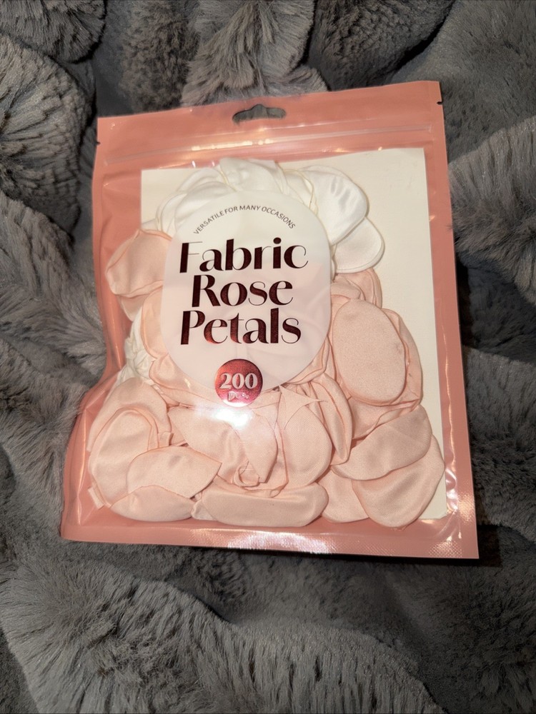 200 Pc Flower Petals for Flower Girl Rose Wedding Silk Pink Rose Valentines Vss