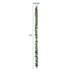 6 ft 3D Silver Chain SILK ROSES Garland Wedding Flowers Bouquets Light Gray