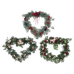 3-Style Artificial Floral Garland, for Wedding Decoration, Artificial Flower