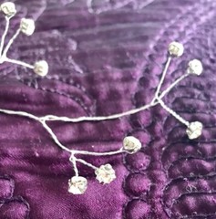 New Rhinestone Silver Wire Sprays Diamanté 9 Stone 10 Ct Bouquets Accent Floral