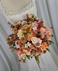 Seaside Gathering Faux Silk Wedding Bouquet