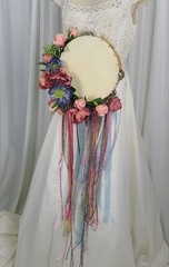 Gypsy Tambourine Faux Wedding Bouquet