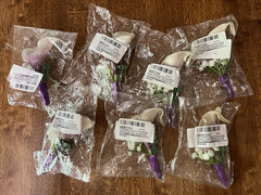 Purple Calla Lily Boutonniere Pins lot of 7