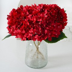 45cm Artificial Hydrangeas Flower Versatile with Stem for Bedrooms Blue