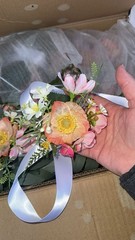 Faux Wedding Flowers with multiple pieces in brand new condition