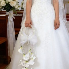 White Calla Lily Hand Arrangement Realistic Look Calla Lily Bridal Arrangement