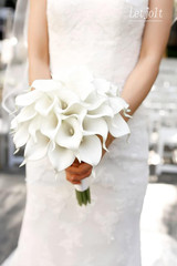 White Artificial Calla Lily 12Pcs Realistic Flowers Bouquet | Wedding Bride Show