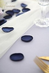 300pcs Silk Rose Petals Navy Blue Flower Petals for Wedding Flower Girl