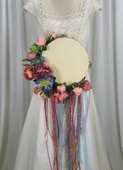 Gypsy Tambourine Faux Wedding Bouquet