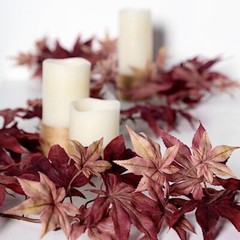 70″ ARTIFICIAL Fall Maple LEAF GARLAND Faux Autumn Foliage Party Decorations