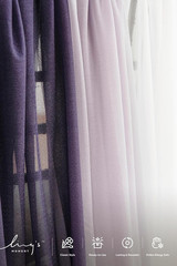 Elegant Purple & Gold Wedding Arch Flowers with Sheer Drapes – 5-Piece Set
