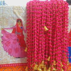 Indian pom pom Garlands Christmas Wedding Decoration Mehndi wholesale lot