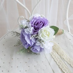 Wedding Bouquets for Bride Bridesmaid, Artificial Lilac Bride Flower Bouquet …