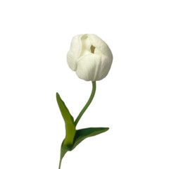 36 Pcs 15″ White Tulips Artificial Flowers Silk Floral Wedding Bouquet Décor
