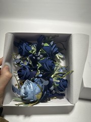 6pc Wedding Boutonniere Set Groom Groomsmen Artificial Flowers