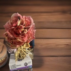 Bouquet Of Pink Silk Roses
