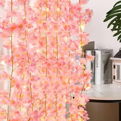2M 20LED Cherry Blossom Fairy String Light Battery Garland