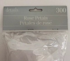 300 pcs silk rose petals Flower wedding Supplies Party Table Decoration White