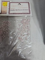 16 pcs. + 1 Darice Party Bridal Bouquet Picks Floral Bead Strands New