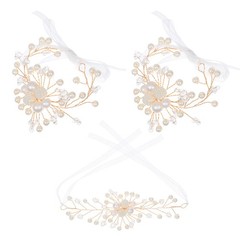 3 Pcs Bridal Wrist Flower Wedding Hand Flowers Beach Party Corsage