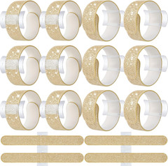12 Pieces Slaplet Wristlets Wrist Corsage Bracelets Corsage Wristlet Band Floral